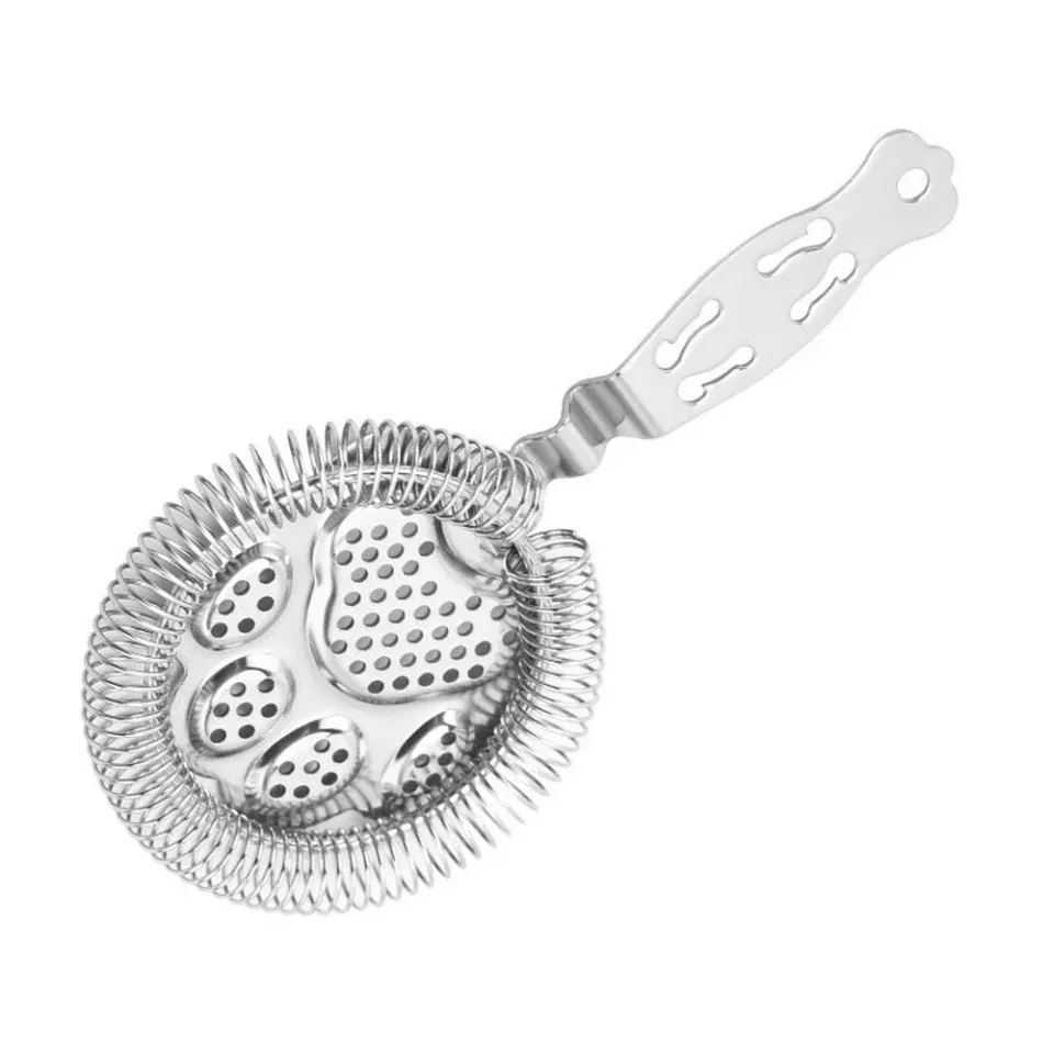 Cocktail Ceremony Bear Paw strainer hawthorne nero acciaio