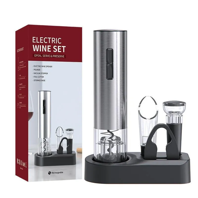 Cocktail Ceremony apribottiglie elettrico ricaricabile kit vino