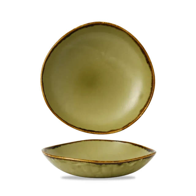 Showbar Harvest Green Bowl 25,3cm 6 Pezzi Porcellana