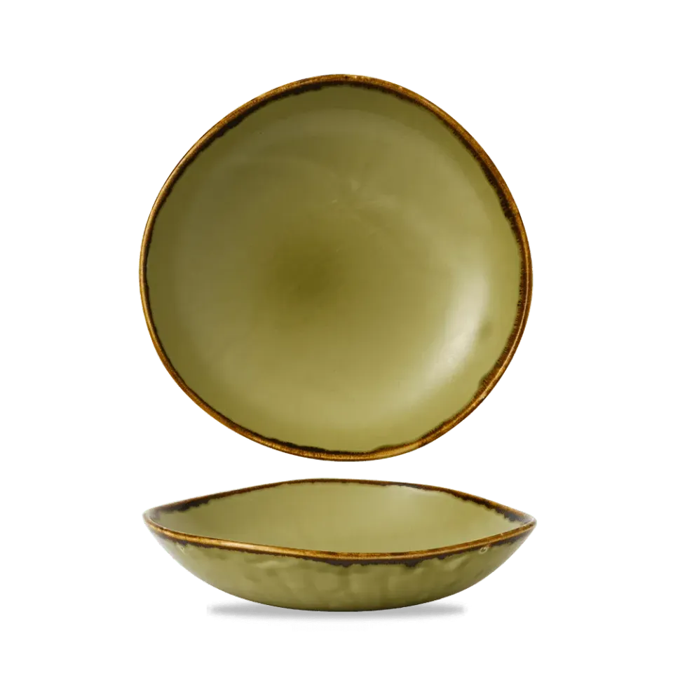 Showbar Harvest Green Bowl 25,3cm 6 Pezzi Porcellana