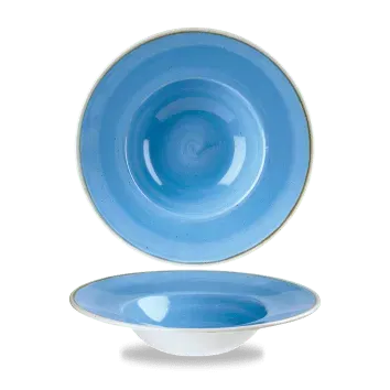 Showbar Stonecast Blu Puntinato piatto falda 24cm 6 pezzi