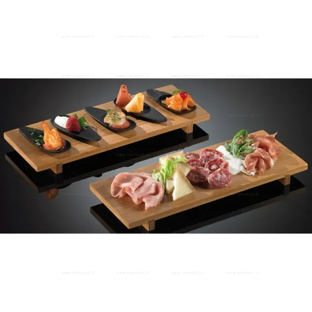 Showbar Vassoio Sushi Bamboo Rettangolare 50x23 cm Finger