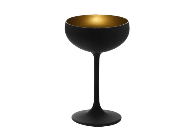 Stolzle Olympic Coppetta Asti Black Gold 6 Pezzi