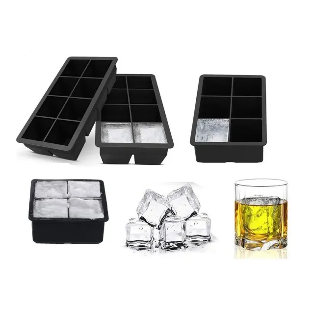 Cocktail Ceremony Cube stampo ghiaccio 6 cubi con coperchio