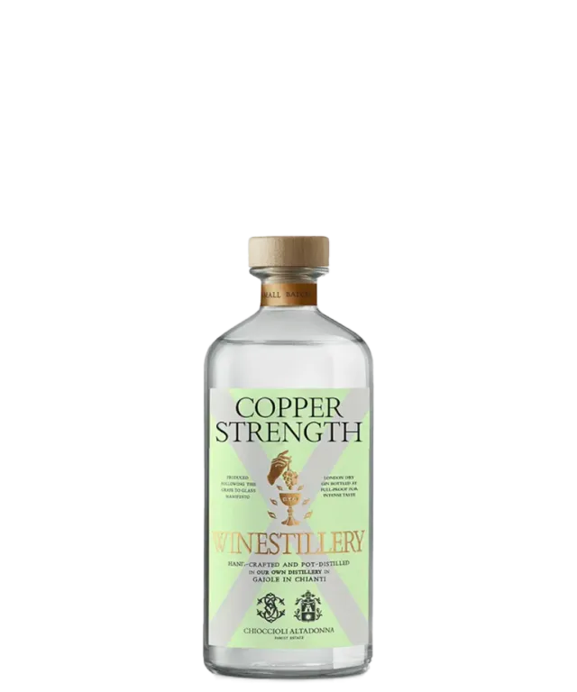 Winestillery Copper Streght Gin Bottiglia Rame