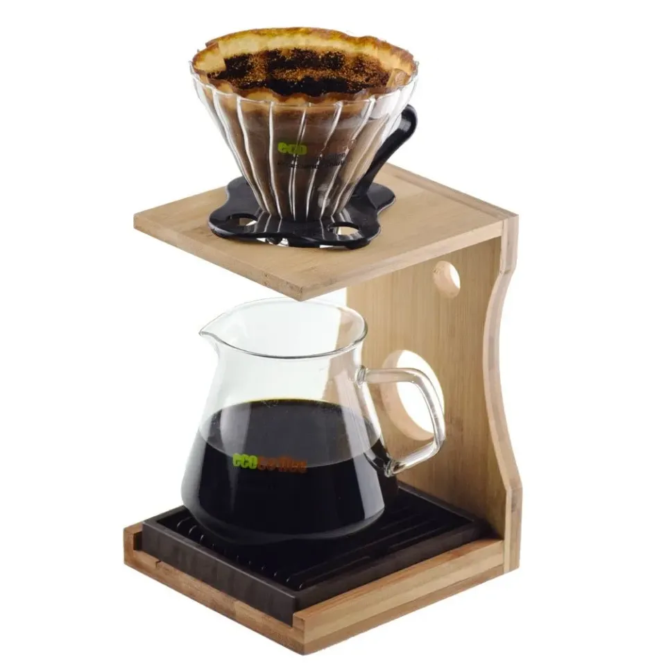 Cocktail Ceremony Portafiltro legno singolo dripper carta