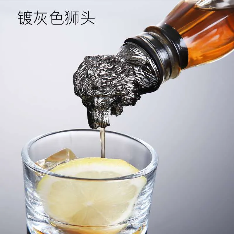 Cocktail Ceremony Lion versatore leone nero artistico