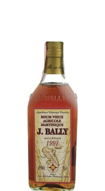 J. Bally 1997 rhum agricolo Martinica millesimato