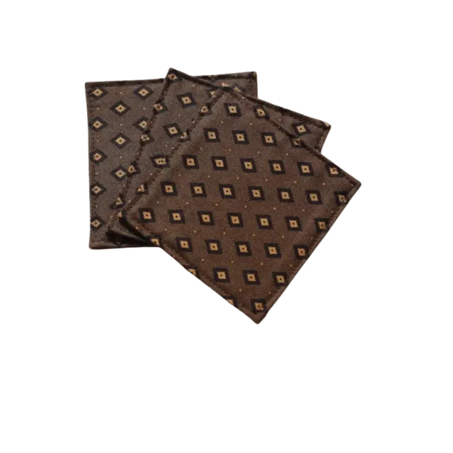 Cocktail Ceremony Fabric Coaster Coffee Vintage sottobicchiere 9x9 cm