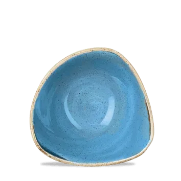 Churchill Stonecast Blu piatto triangolare 15,3cm 6 pezzi