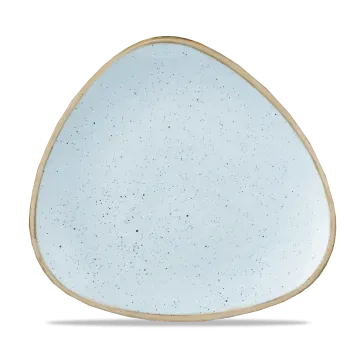 Churchill Stonecast Azzurro Piatto Triangolare 26,5 cm 6 pz