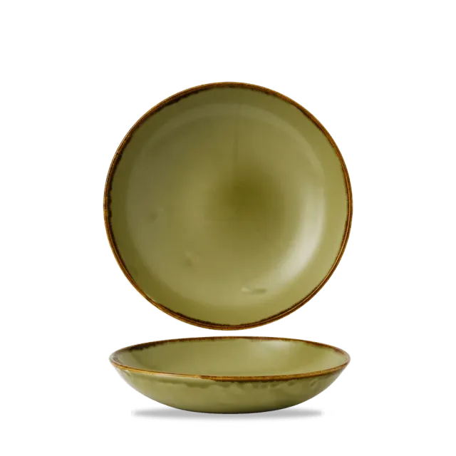 Showbar Harvest Green Coupe Pasta Bowl 24,8 cm 6 pezzi