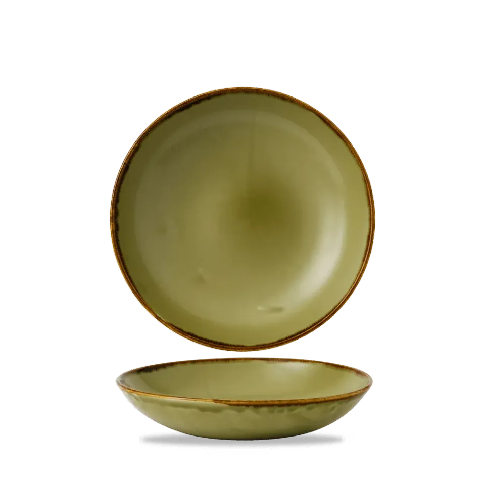 Showbar Harvest Green Coupe Pasta Bowl 24,8 cm 6 pezzi