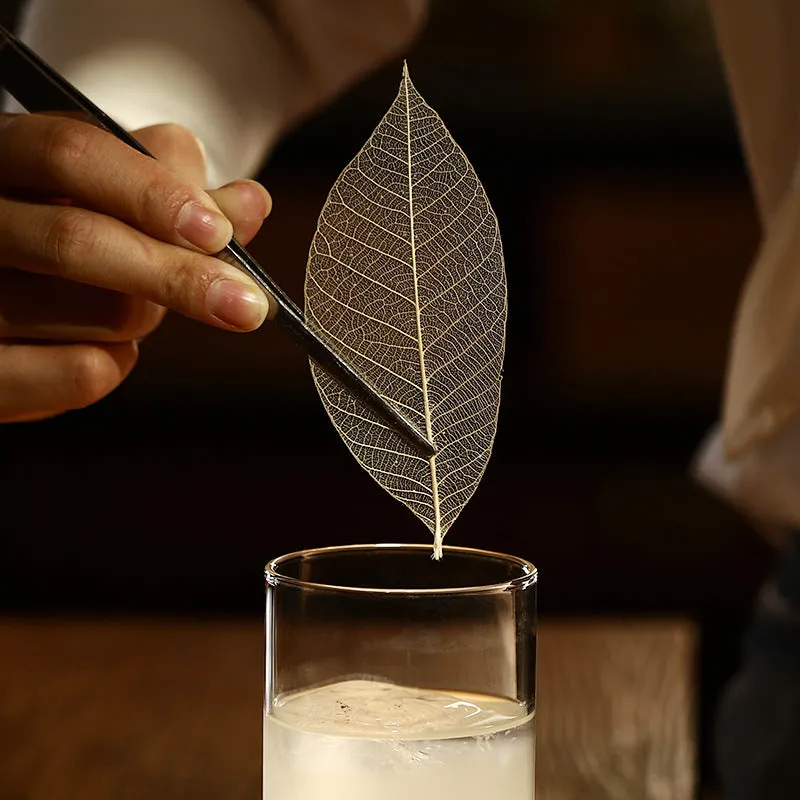 Cocktail Ceremony foglie magnolia scheletrate 10 pezzi decoro