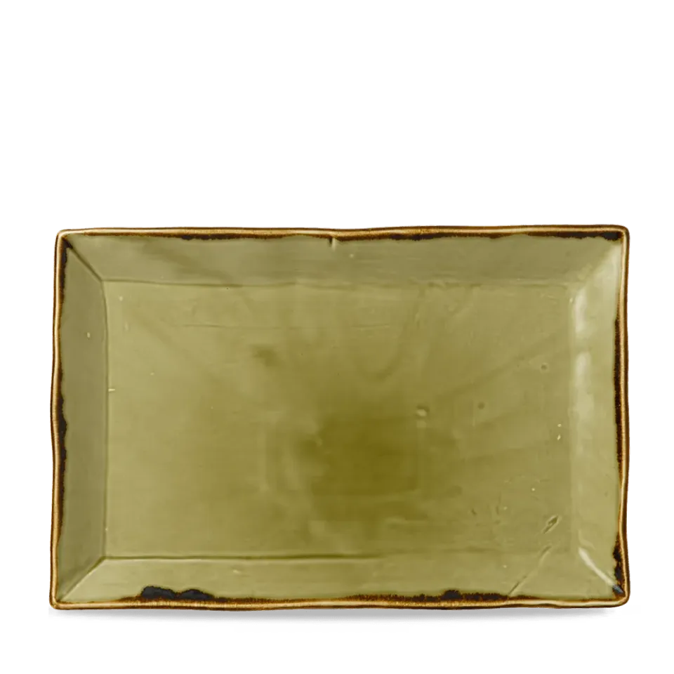 Churchill Harvest Green Vassoio Rettangolare 28x19cm 6pz