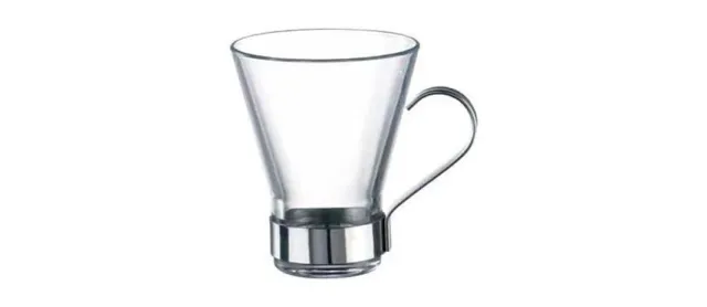 Showbar tazza vetro 22 cl tazzina caffè 12 pezzi