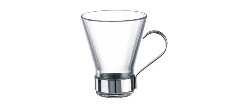 Showbar tazza vetro 22 cl tazzina caffè 12 pezzi