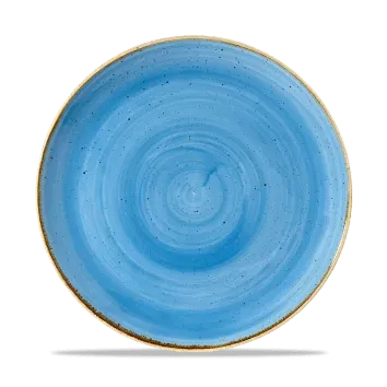 Showbar Stonecast Blu Puntinato Piatto 26cm 6 Pezzi