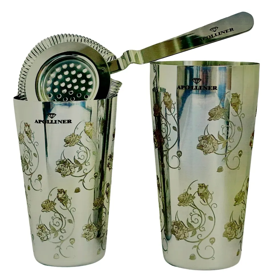 Apolliner Boston 8.0 Shaker Cocktail Acciaio 750ml