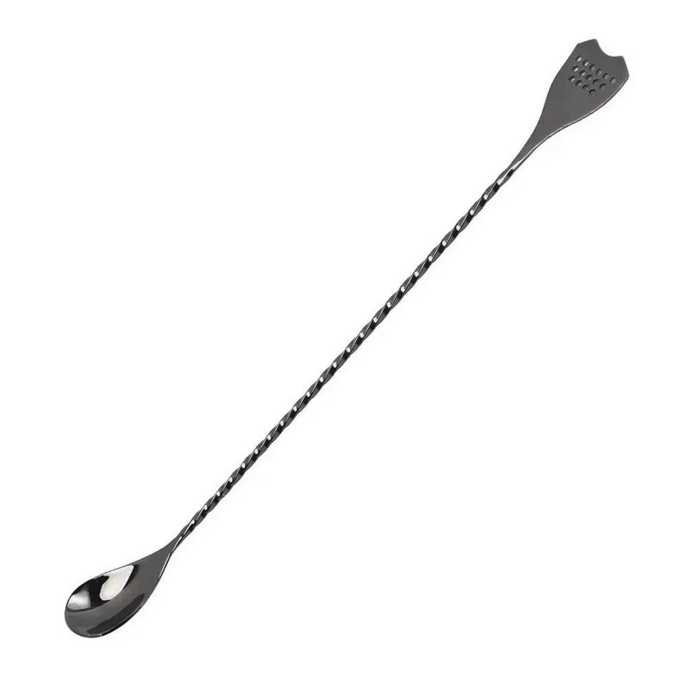 Cocktail Ceremony Strainer bar spoon acciaio 30 cm argento