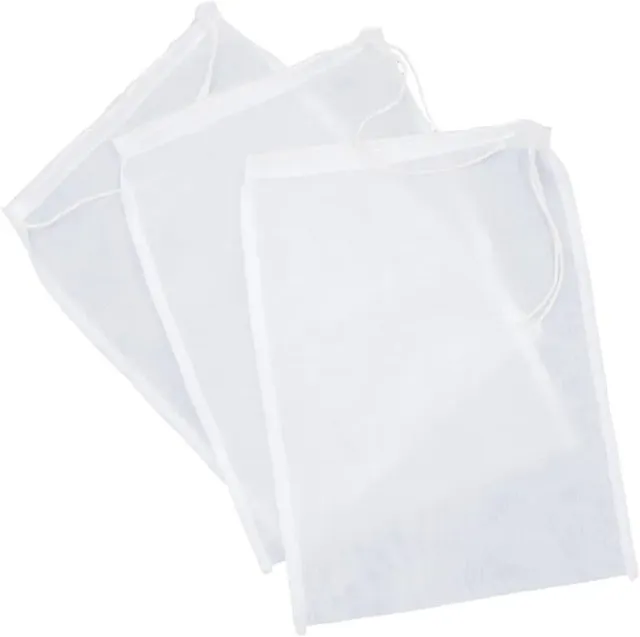 Cocktail Ceremony Sacchetti Filtranti Nylon 120 Mesh 20x30 cm 3 Pezzi
