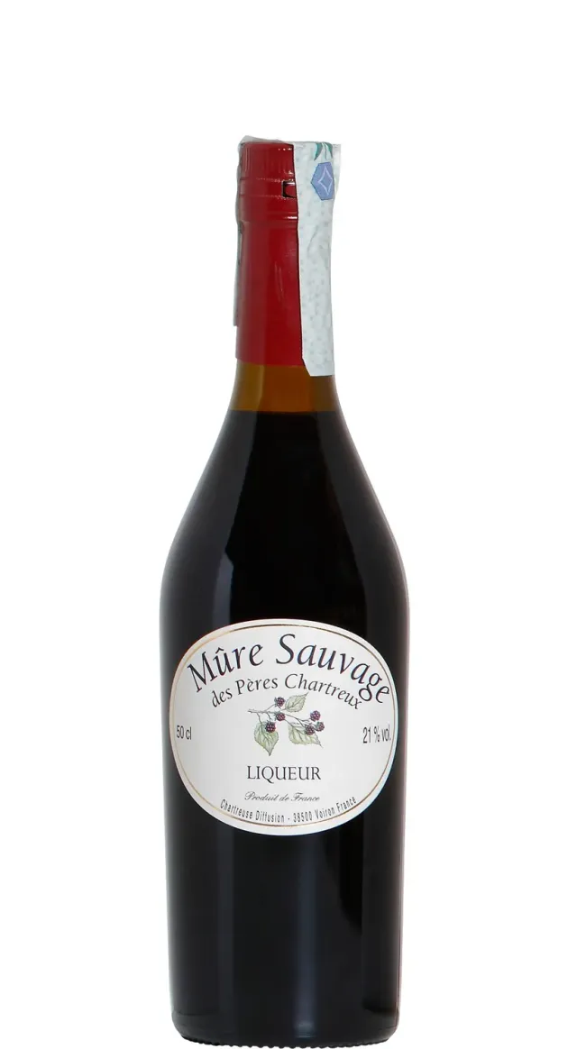 Chartreuse liquore alle more bottiglia francesi