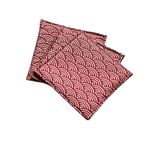 Cocktail Ceremony Coaster Red sottobicchiere stoffa 9x9