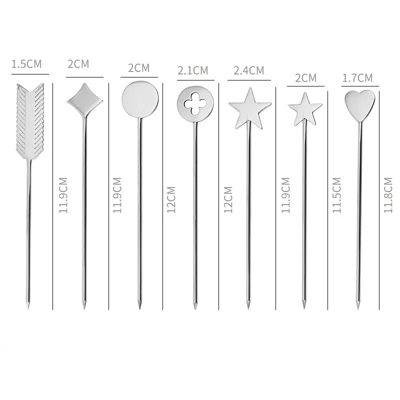 Cocktail Ceremony spiedini cocktail acciaio 11 cm set 10 pezzi