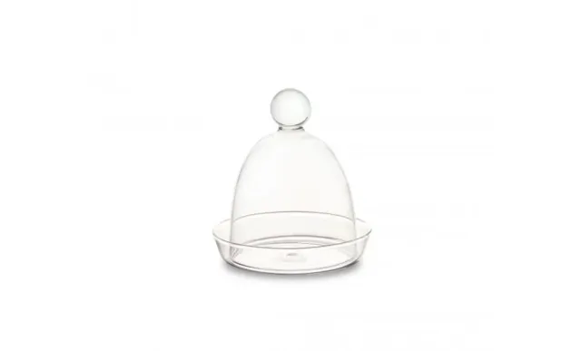 Showbar Mini Campana con piatto vetro 7cm fumo