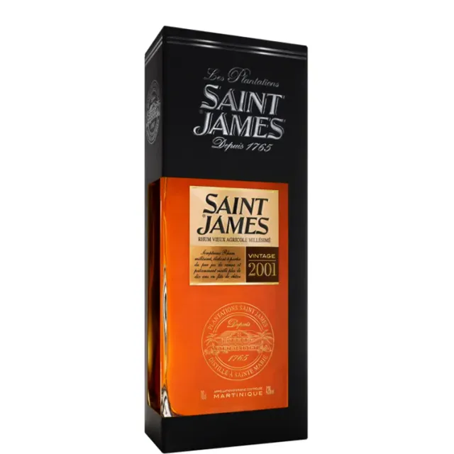 Saint James Vintage 2001 rum invecchiato bottiglia
