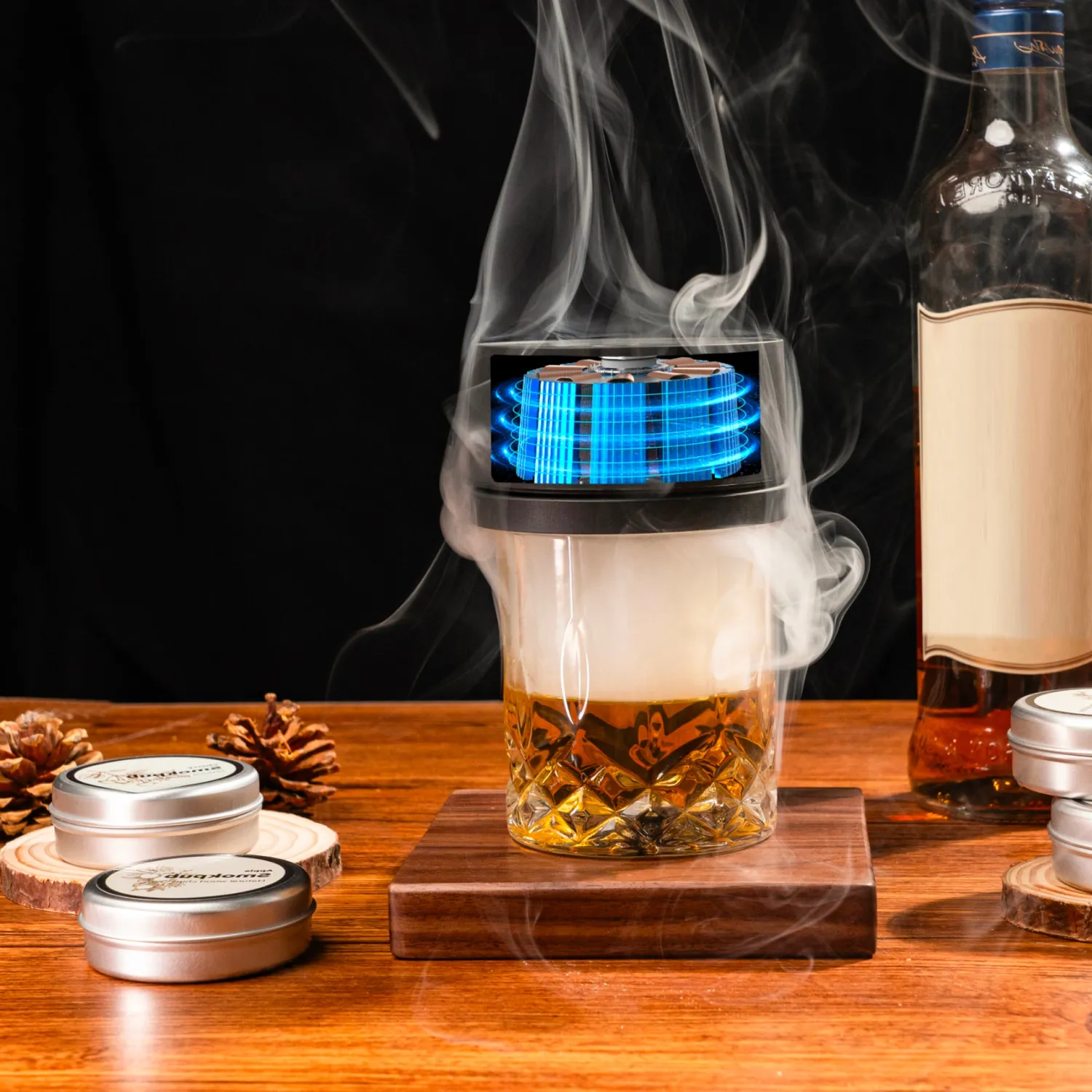 Smokepub 5-Piece Kit Affumicatore Cocktail Elettrico 5 Pezzi