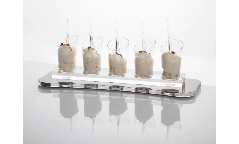 Showbar Deli vassoio trasparente 32x11 cm 6 pezzi