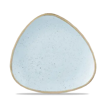 Churchill Stonecast piatto triangolare 22,9 cm azzurro 6 pezzi