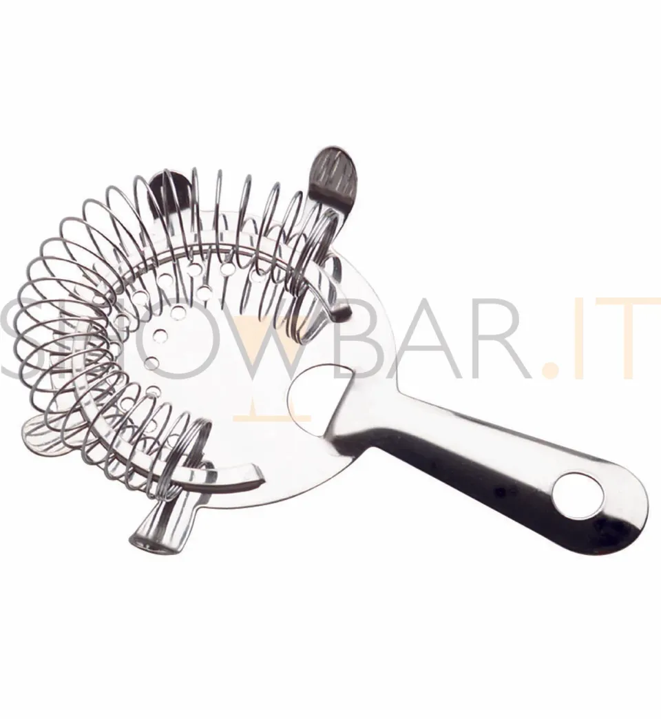 Showbar strainer colino cocktail 4 alette acciaio