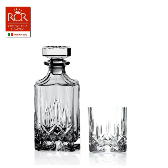 RCR Opera Set Bicchieri Whisky 7 Pezzi in Cristallo