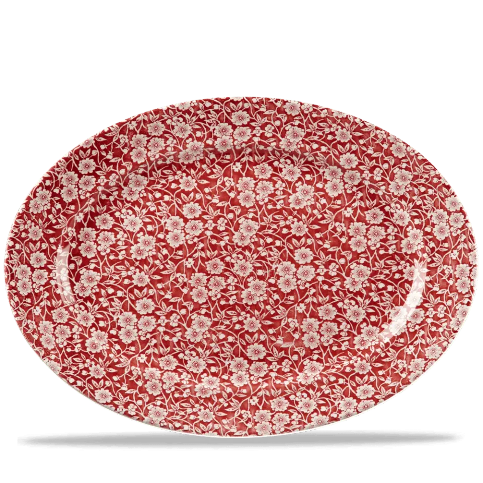 Churchill Vintage Prints Victorian Calico piatto ovale 36,5 cm 6 pezzi