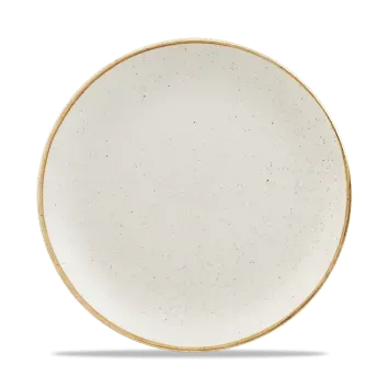 Churchill Stonecast Bianco Puntinato Piatto 26 cm 6 pz
