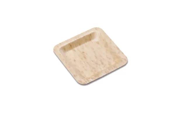 Showbar Bamboo piatto quadrato 9x9 cm 100 pezzi