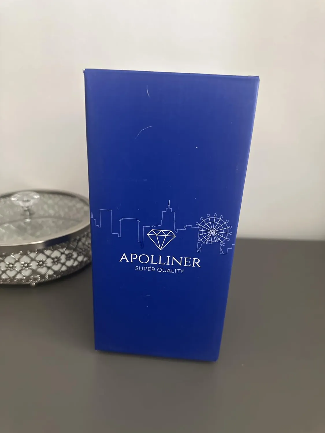 APOLLINER shaker cocktail cobbler 4 pezzi floreale acciaio inox