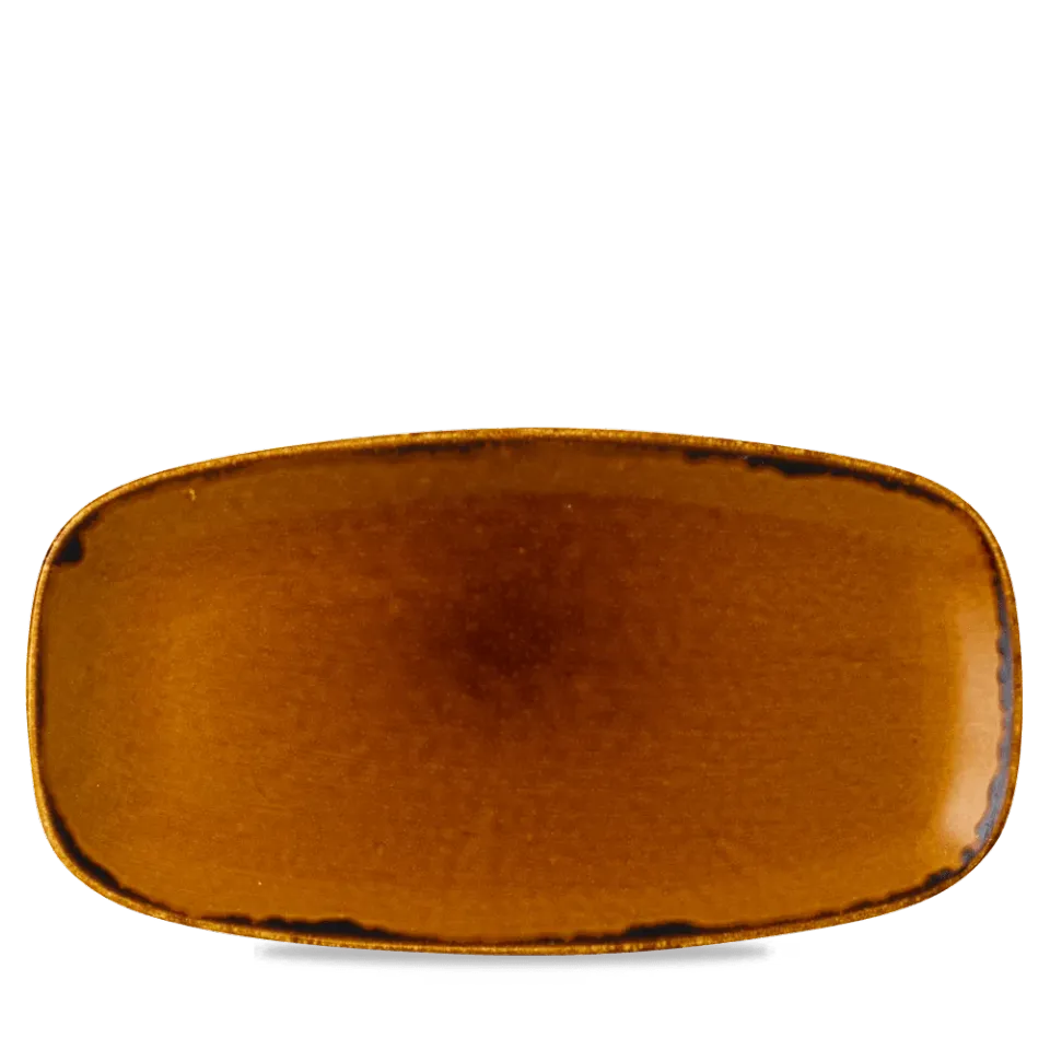 Churchill Harvest Brown piatto oblungo 35,5x18,9cm 6 pezzi