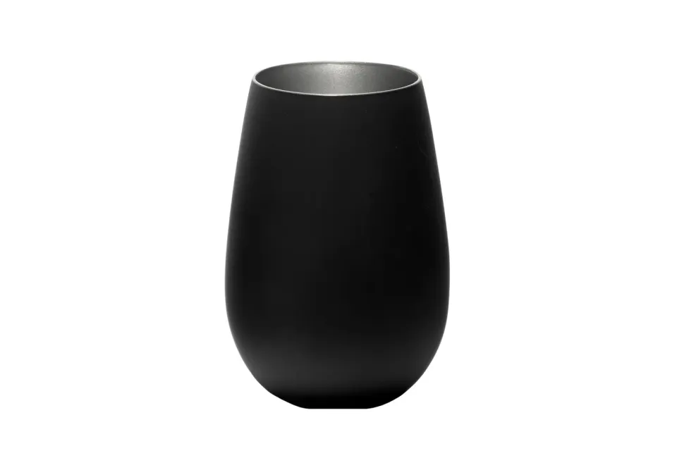 Stolzle Olympic Black Silver tumbler acqua 6 pezzi