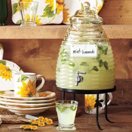 Libbey Dispenser Vetro Bevande 11 L con Rubinetto