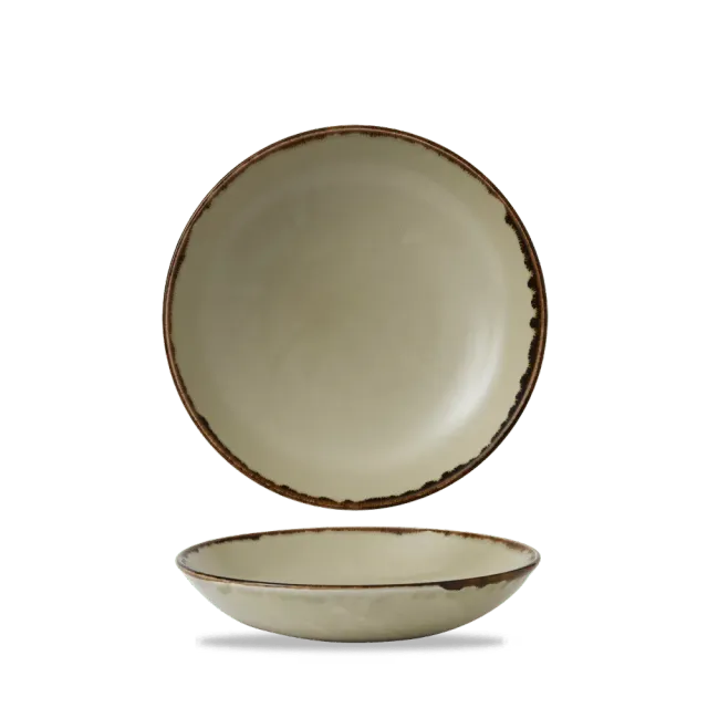 Showbar Harvest Linen Coupe piatto pasta 24,8cm 6 pezzi porcellana