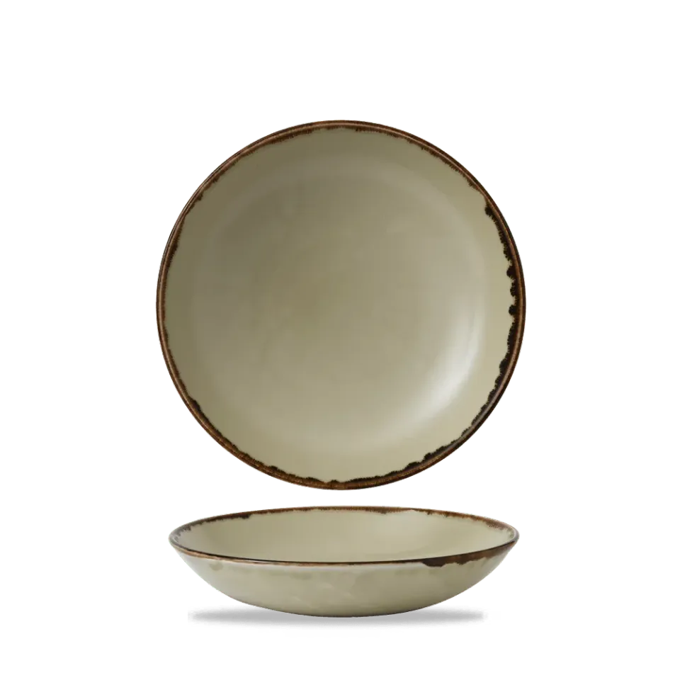 Showbar Harvest Linen Coupe piatto pasta 24,8cm 6 pezzi porcellana