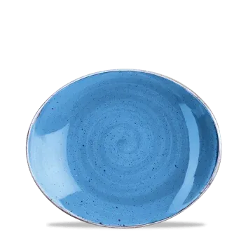 Churchill Stonecast Vassoio Ovale Blu 19cm 6pz
