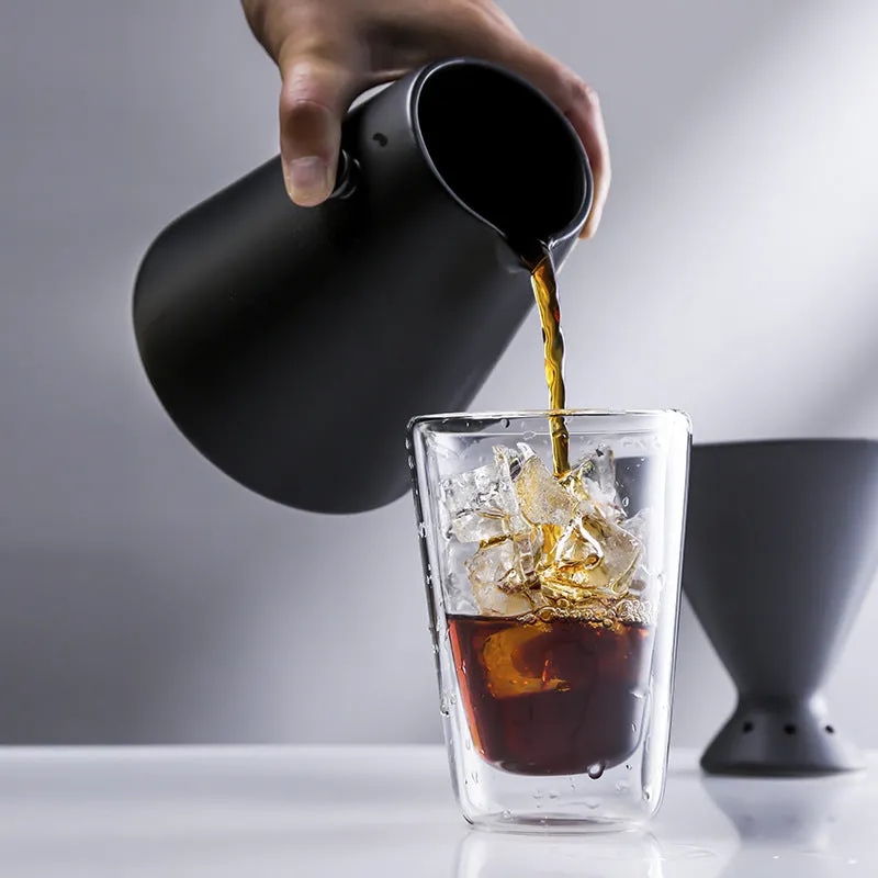 Cocktail Ceremony Woodpecker dripper caffè ceramica V60