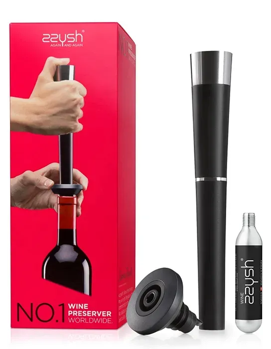 Zzysh Wine Preserve set conservazione vino argon