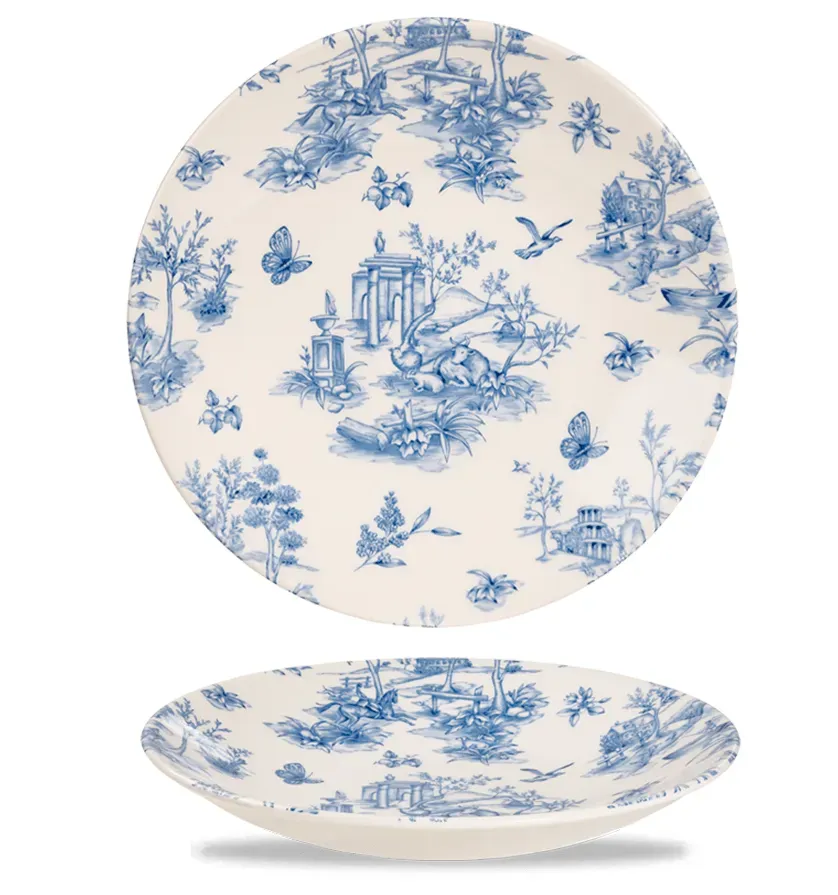 Showbar Vintage Prints Toile Piatto Fondo 25 cm 6 Pezzi