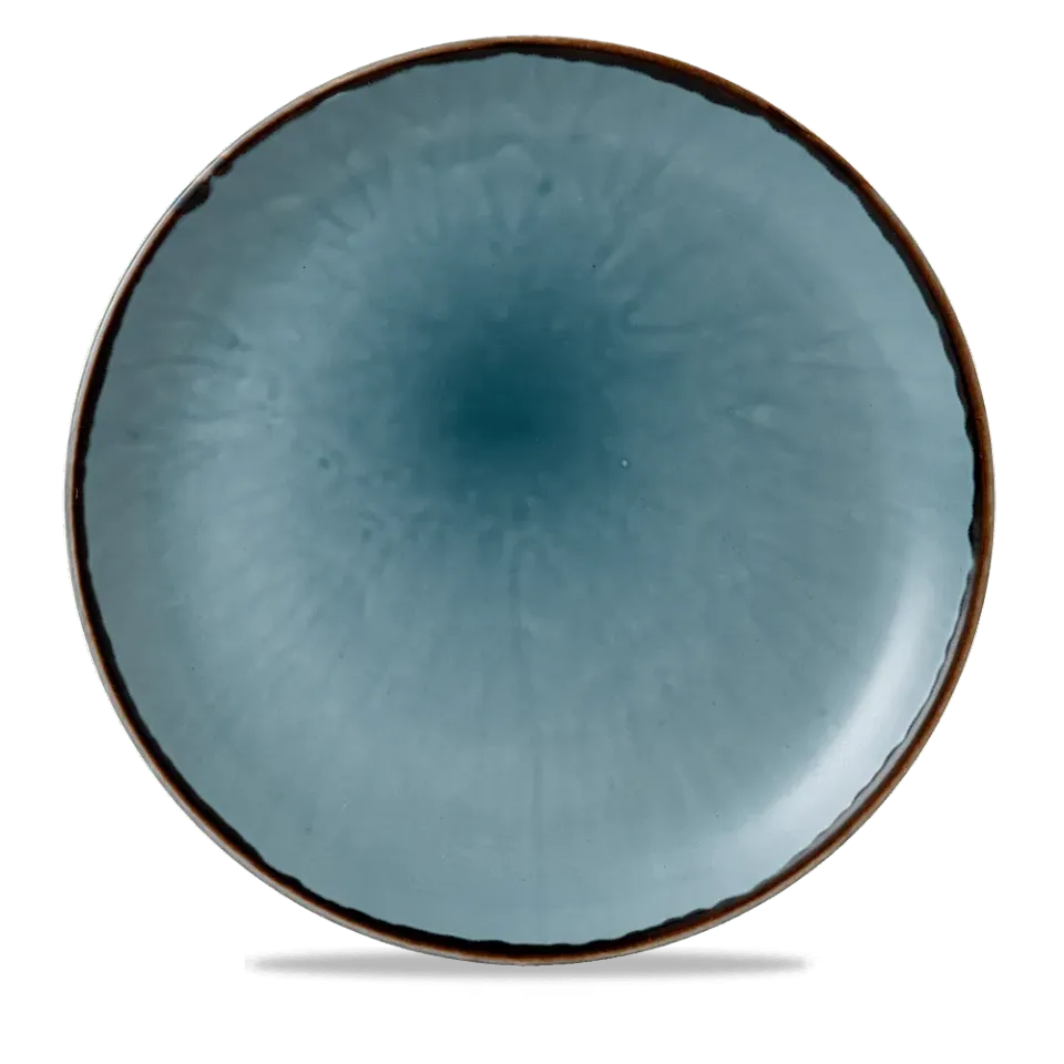 Showbar Harvest Blue piatto coupe porcellana 28,8 cm 6 pezzi