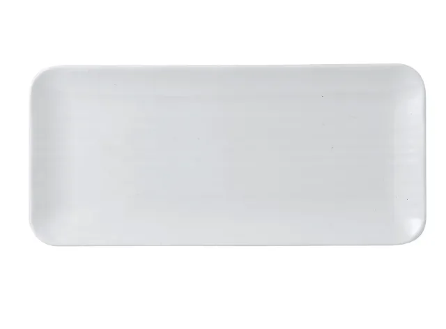 Dudson White Organic piatto rettangolare 34,6x15,6 cm 6 pz